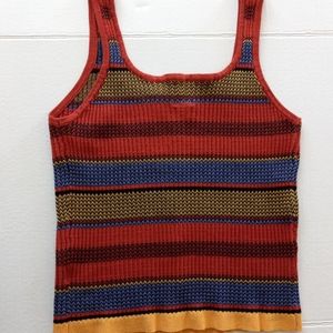 Francesca's NWT Madie button down tank top sweater XL